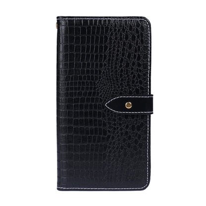 For vivo Y52 5G / Y72 5G idewei Crocodile Texture Horizontal Flip Leather Case with Holder & Card Slots & Wallet(Black) - vivo Cases by idewei | Online Shopping UK | buy2fix