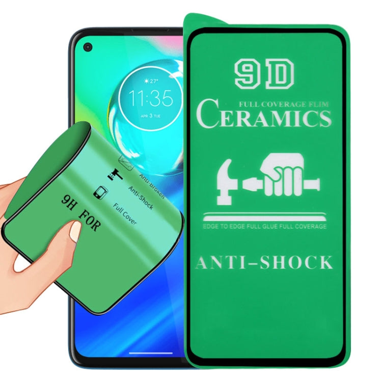 For Motorola Moto G8 Power 9D Full Screen Full Glue Ceramic Film - Motorola Tempered Glass by buy2fix | Online Shopping UK | buy2fix