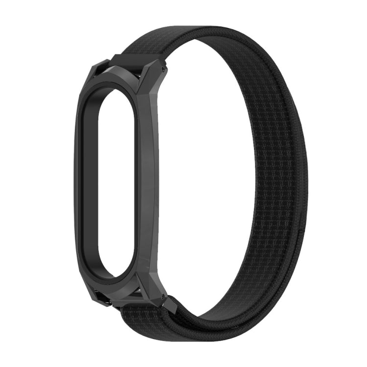 For Xiaomi Mi Band 6 / 5 / 4 / 3 Mijobs GT Nylon Loop Watch Band(Black) - Watch Bands by MIJOBS | Online Shopping UK | buy2fix