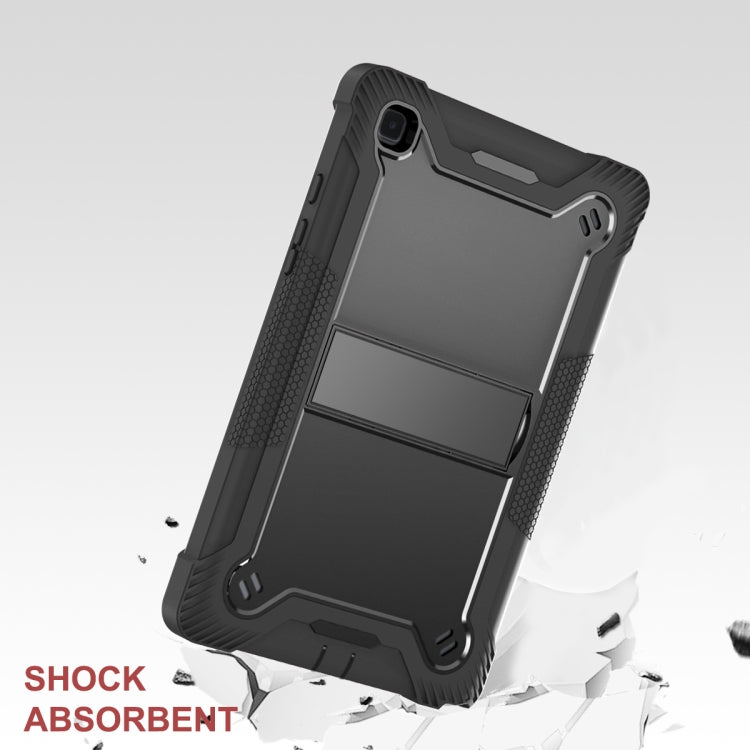 For Samsung Galaxy Tab A7 10.4 (2020) Silicone + PC Shockproof Protective Case with Holder(Black) - Other Galaxy Tab PC by buy2fix | Online Shopping UK | buy2fix