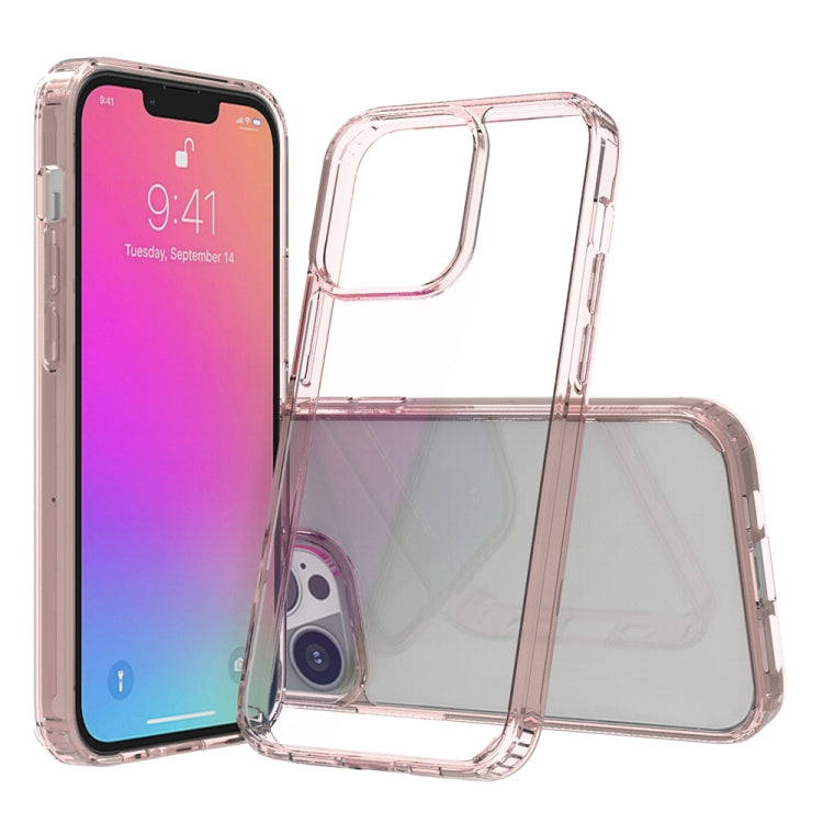 For iPhone 13 Pro Shockproof Scratchproof TPU + Acrylic Protective Case (Pink) - iPhone 13 Pro Cases by buy2fix | Online Shopping UK | buy2fix