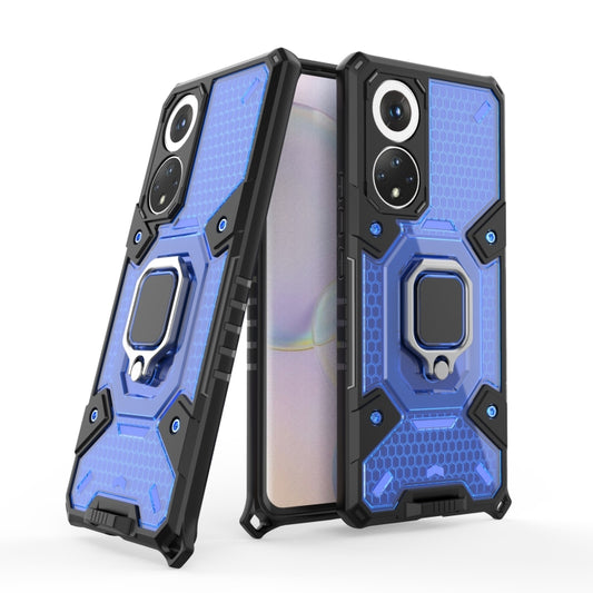 For Honor 50 Space PC + TPU Ring Holder Protective Case(Blue) - Honor Cases by buy2fix | Online Shopping UK | buy2fix