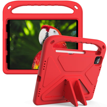 Handle Portable EVA Shockproof Protective Tablet Case with Triangle Holder For iPad Pro 11 2022 / 2021/2020/2018 / iPad Air 2020 / Air 2022 10.9(Red) - iPad Pro 11 (2022/2021) Cases by buy2fix | Online Shopping UK | buy2fix