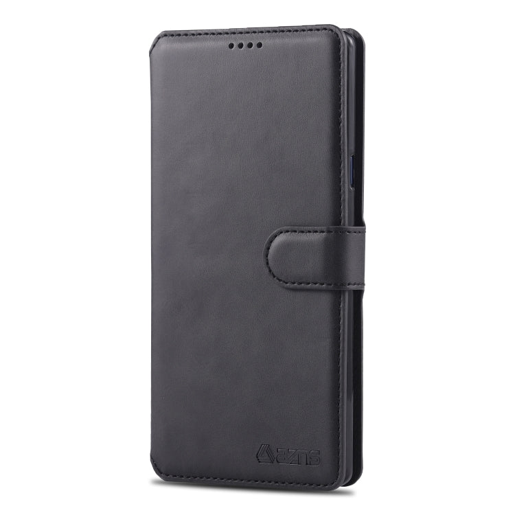 For  Galaxy Note 9 AZNS Calf Texture Magnetic Horizontal Flip PU Leather Case with Holder & Card Slots & Photo Frame(Black) - Galaxy Phone Cases by AZNS | Online Shopping UK | buy2fix