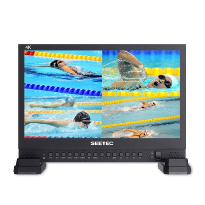 SEETEC 4K156-9HSD 3840x2160 300 nits 15.6 inch IPS Screen HDMI 4K 3G-SDI Four Screen Split Display Monitor - On-camera Monitors by SEETEC | Online Shopping UK | buy2fix