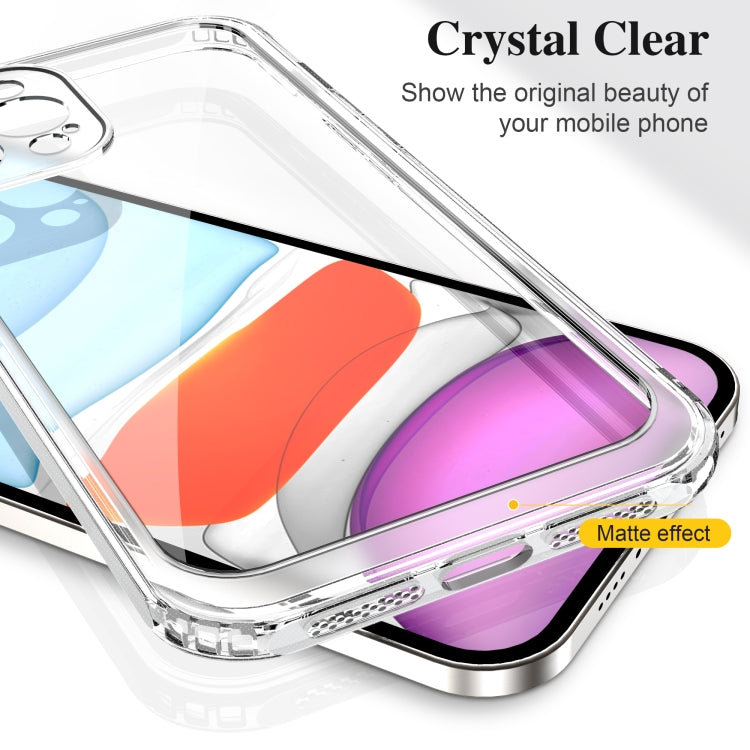 For iPhone 12 Pro Crystal Clear Shockproof PC + TPU Protective Case(Transparent) - iPhone 12 / 12 Pro Cases by buy2fix | Online Shopping UK | buy2fix