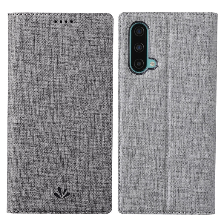 For OnePlus Nord CE 5G ViLi DMX Series Shockproof TPU + PU Leather Magnetic Attraction Horizontal Flip Case with Card Slot & Holder(Grey) - OnePlus Cases by ViLi | Online Shopping UK | buy2fix