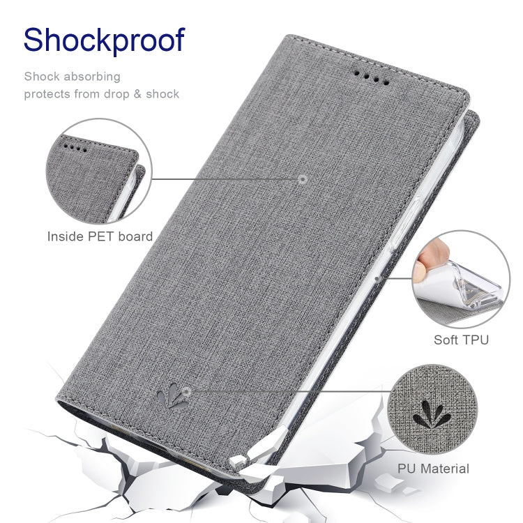 For OnePlus Nord CE 5G ViLi DMX Series Shockproof TPU + PU Leather Magnetic Attraction Horizontal Flip Case with Card Slot & Holder(Grey) - OnePlus Cases by ViLi | Online Shopping UK | buy2fix