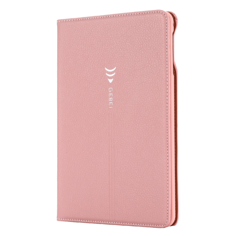 For iPad Mini 2019 & 4 & 3 & 2 & 1 GEBEI PU+TPU Horizontal Flip Protective Case with Holder & Card Slots(Rose Gold) - iPad mini (2019) / mini 5 Cases by GEBEI | Online Shopping UK | buy2fix