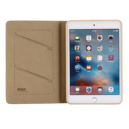 For iPad Mini 2019 & 4 & 3 & 2 & 1 GEBEI PU+TPU Horizontal Flip Protective Case with Holder & Card Slots(Rose Gold) - iPad mini (2019) / mini 5 Cases by GEBEI | Online Shopping UK | buy2fix