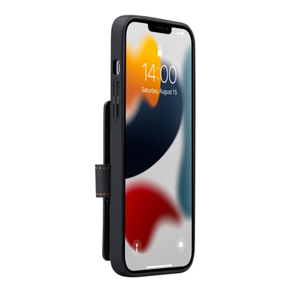 For iPhone 13 Pro Max JEEHOOD Retro Magnetic Detachable Protective Case with Wallet & Card Slot & Holder (Black) - iPhone 13 Pro Max Cases by JEEHOOD | Online Shopping UK | buy2fix