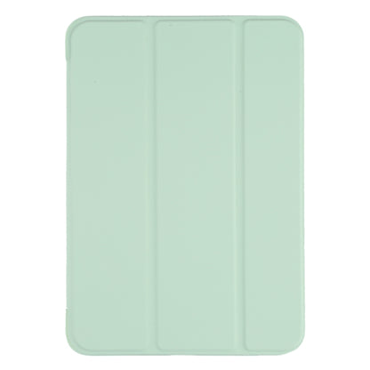 For iPad mini 6 GEBEI Shockproof Horizontal Flip Tablet Case with Three-folding Holder(Mint Green) - iPad mini 6 Cases by GEBEI | Online Shopping UK | buy2fix