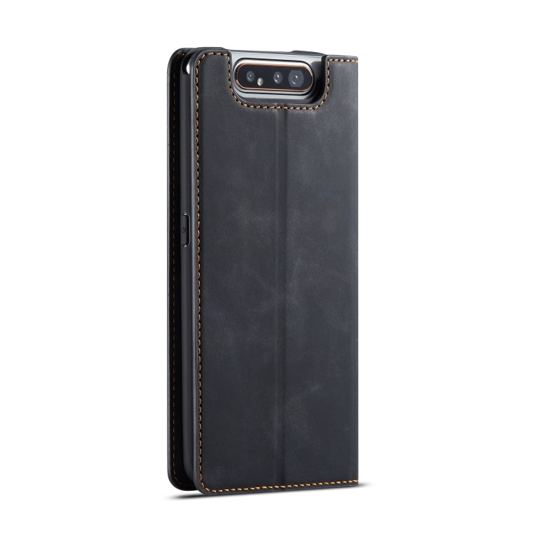 For Galaxy A80 / A90 Forwenw Dream Series Oil Edge Strong Magnetism Horizontal Flip Leather Case with Holder & Card Slots & Wallet & Photo Frame(Black) - Galaxy Phone Cases by Forwenw | Online Shopping UK | buy2fix