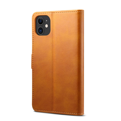 For iPhone 11 Pro GUSSIM Magnetic Horizontal Flip Leather Case with Holder & Card Slots & & Wallet(Yellow) - iPhone 11 Pro Cases by GUSSIM | Online Shopping UK | buy2fix