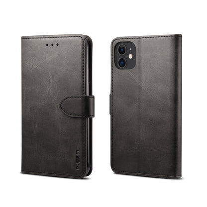 For iPhone 11 Pro Max GUSSIM Magnetic Horizontal Flip Leather Case with Holder & Card Slots & & Wallet(Black) - iPhone 11 Pro Max Cases by GUSSIM | Online Shopping UK | buy2fix