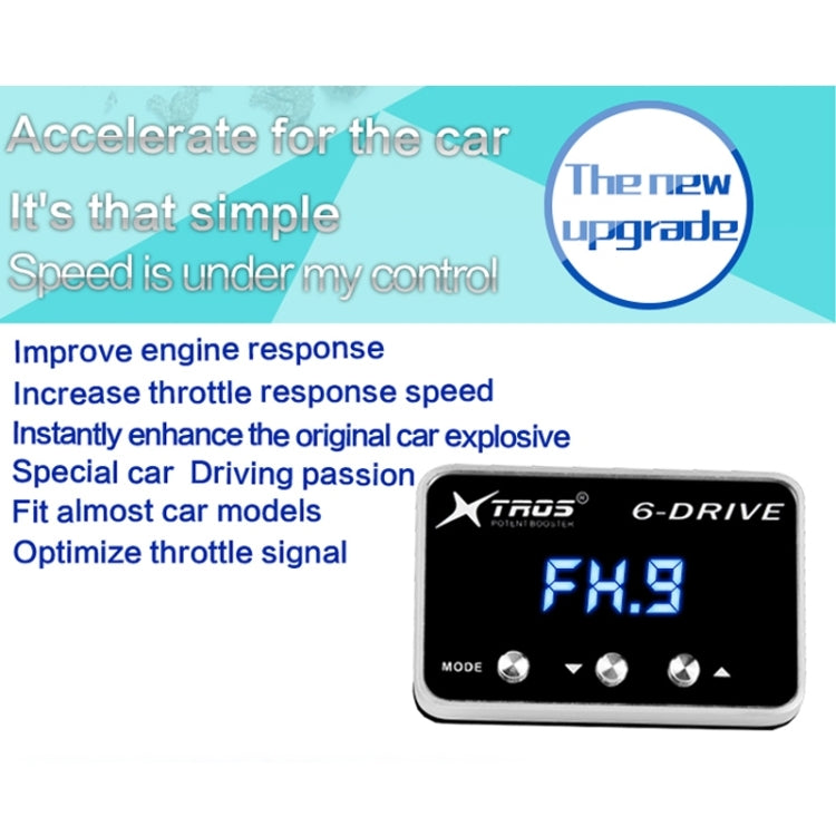 For Toyota Hiace 2006-2020 TROS TS-6Drive Potent Booster Electronic Throttle Controller - In Car by TROS | Online Shopping UK | buy2fix
