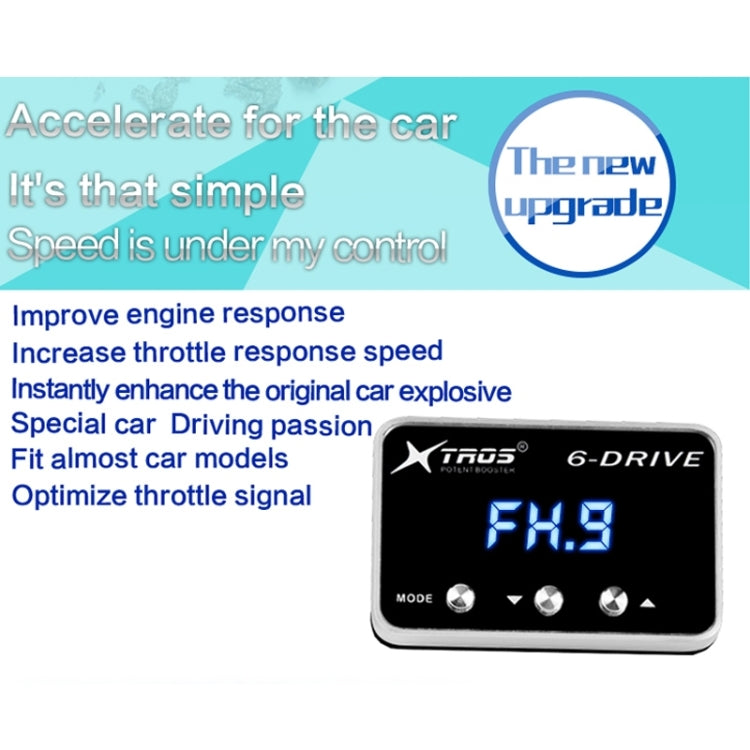 For Mitsubishi Strada 2005-2014 TROS TS-6Drive Potent Booster Electronic Throttle Controller - In Car by TROS | Online Shopping UK | buy2fix