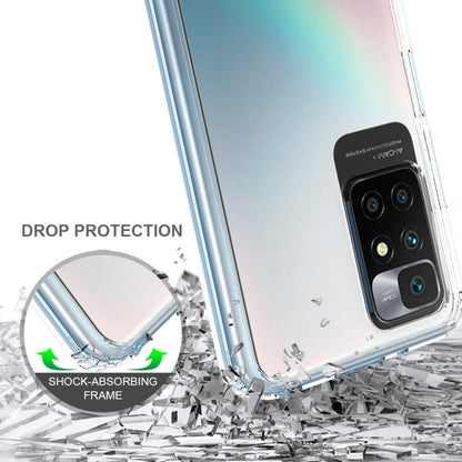 For Xiaomi Redmi 10 4G / Note 11 4G International Version Scratchproof TPU + Acrylic Protective Phone Case(Transparent) - Xiaomi Accessories by buy2fix | Online Shopping UK | buy2fix