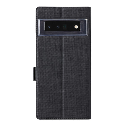 For Google Pixel 6 Pro ViLi K Series Magnetic Buckle Horizontal Flip Leather Phone Case(Black) - Google Cases by ViLi | Online Shopping UK | buy2fix