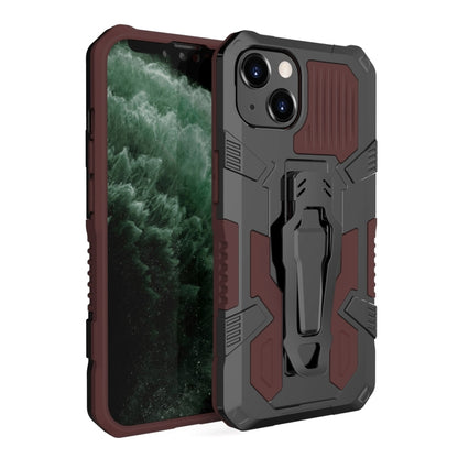For iPhone 13 Pro Max Machine Armor Warrior PC + TPU Phone Case (Brown) - iPhone 13 Pro Max Cases by buy2fix | Online Shopping UK | buy2fix