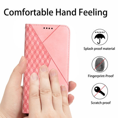 For Motorola Edge 20 Skin Feel Magnetic Leather Phone Case(Rose Gold) - Motorola Cases by buy2fix | Online Shopping UK | buy2fix