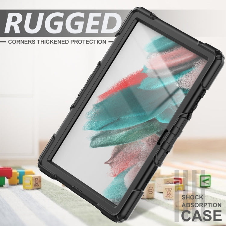 For Samsung Galaxy Tab A8 10.5 2021 X200 / X205 Silicone + PC Tablet Case(Black) - Samsung Accessories by buy2fix | Online Shopping UK | buy2fix