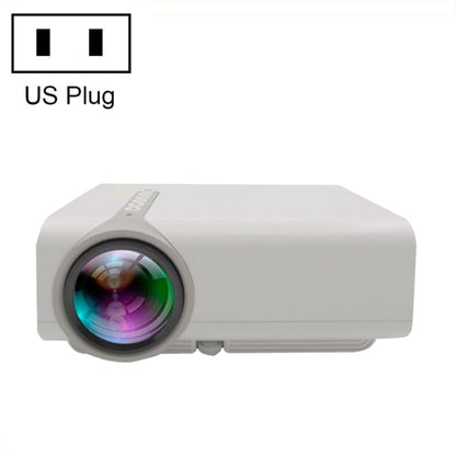 YG530 LED Small 1080P Wireless Screen Mirroring Projector, Power Plug:US Plug(White) - Consumer Electronics by buy2fix | Online Shopping UK | buy2fix