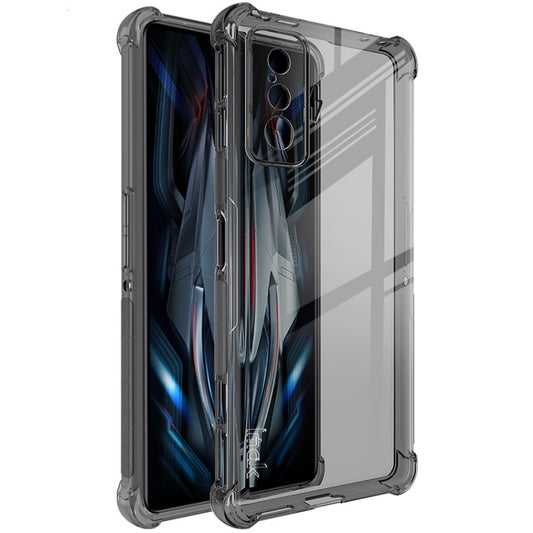 For Xiaomi Redmi K50 Gaming 5G imak TPU Phone Case with Screen Protector(Transparent Black) - Xiaomi Cases by imak | Online Shopping UK | buy2fix