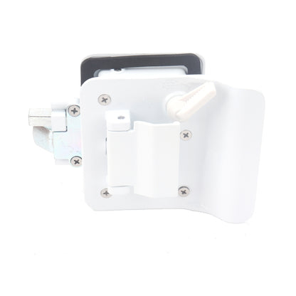 A5981-02 White RV Paddle Entry Door Lock Latch - In Car by buy2fix | Online Shopping UK | buy2fix