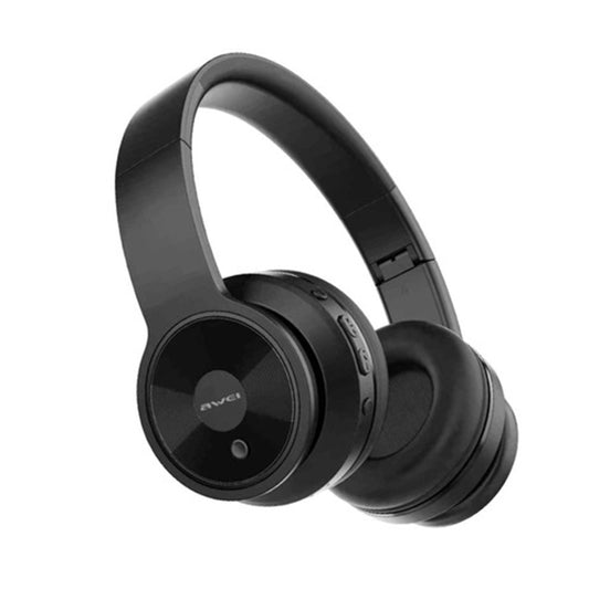 awei A996BL Foldable Wireless Bluetooth Headphone(Black) - Headset & Headphone by awei | Online Shopping UK | buy2fix