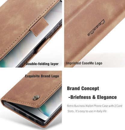 For Galaxy A81 / Note 10 Lite CaseMe Multifunctional Horizontal Flip Leather Case, with Card Slot & Holder & Wallet(Brown) - Galaxy Phone Cases by CaseMe | Online Shopping UK | buy2fix