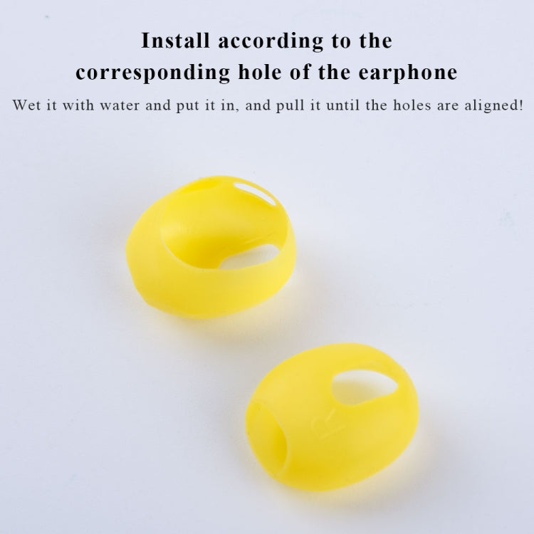 Ear Cap Silicone Protective Case for AirPods 3(Yellow) - Apple Accessories by buy2fix | Online Shopping UK | buy2fix