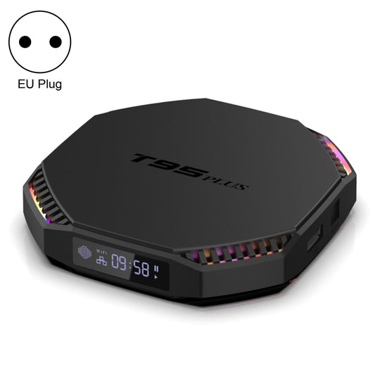 T95 Plus RK3566 Dual Wifi Bluetooth Smart TV Set Top Box, 4GB+32GB(EU Plug) - Consumer Electronics by buy2fix | Online Shopping UK | buy2fix