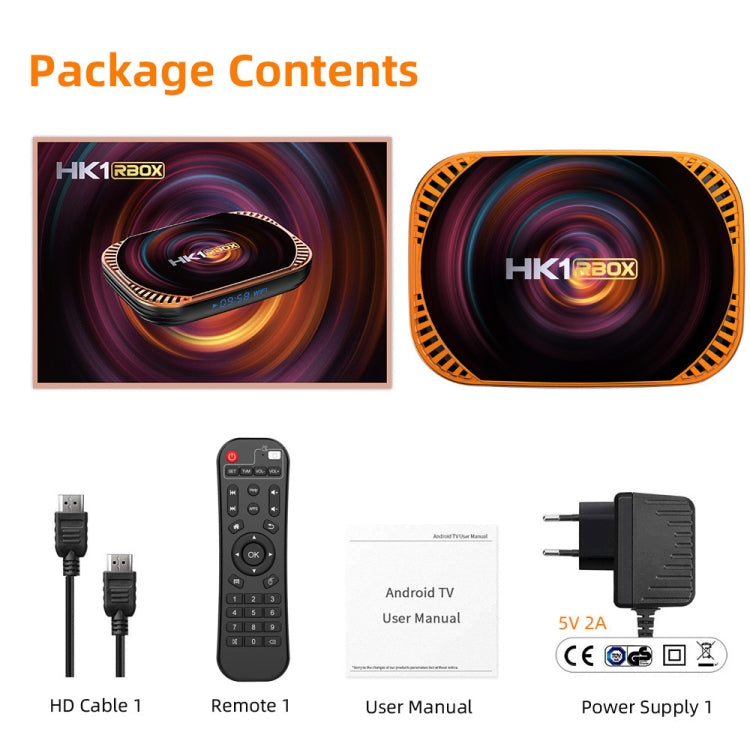 MECOOL HK1RBOX X4 4K TV Box, Android 11 Amlogic S905X4 CPU with RC 4GB+32GB(EU Plug) - Amlogic S905 by MECOOL | Online Shopping UK | buy2fix