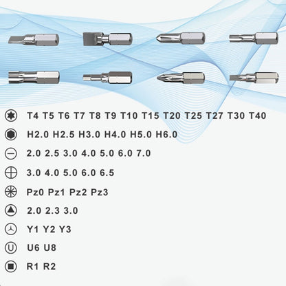 JAKEMY JM-6124 48 in 1 Precise Mini Screwdriver Set - Repair & Spare Parts by JAKEMY | Online Shopping UK | buy2fix