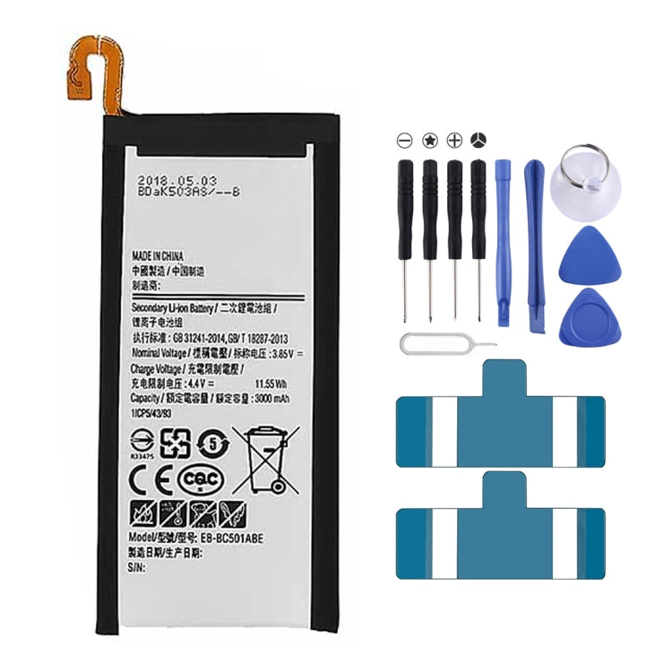 EB-BC501ABE 3000mAh For Samsung Galaxy C5 Pro SM-C5010 Li-Polymer Battery Replacement - For Samsung by buy2fix | Online Shopping UK | buy2fix
