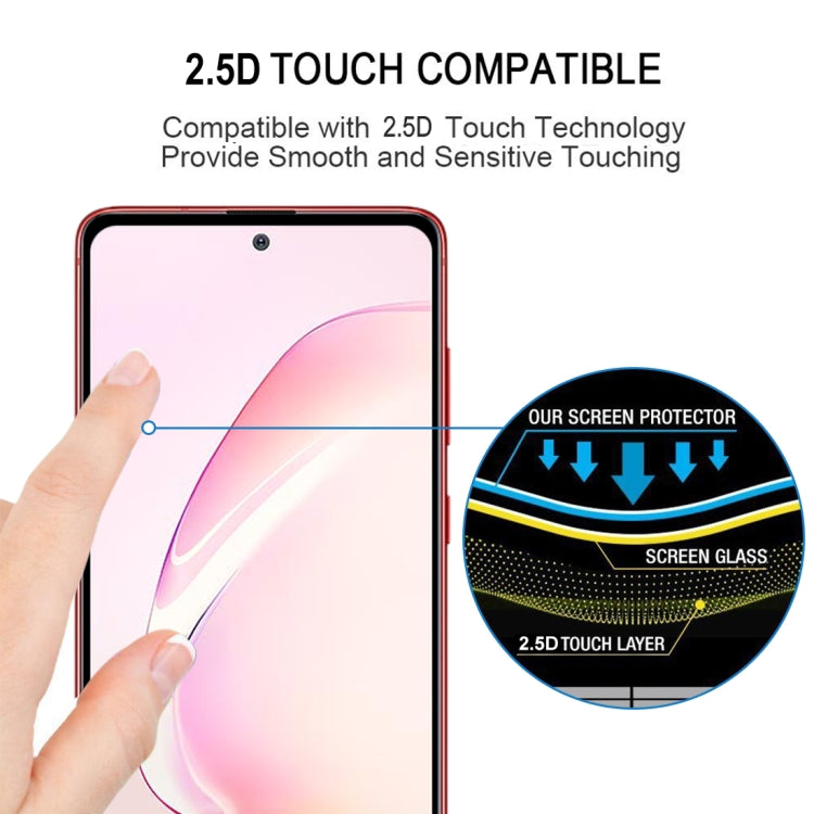 For Galaxy Note 10 Lite Full Glue Full Cover Screen Protector Tempered Glass Film - Galaxy Tempered Glass by buy2fix | Online Shopping UK | buy2fix