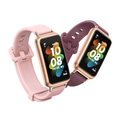 For Huawei Band 7 / 7 NFC MIJOBS Breathable Silicone Watch Band(Pink Rose Gold) - Watch Bands by MIJOBS | Online Shopping UK | buy2fix