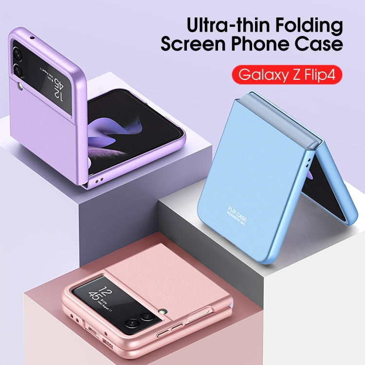 For Samsung Galaxy Z Flip4 GKK Ultra-thin Full Coverage Phone Case(Blue) - Galaxy Z Flip4 5G Cases by GKK | Online Shopping UK | buy2fix