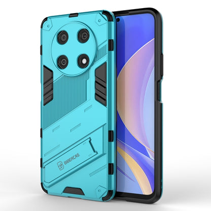 For Huawei Nova Y90/Enjoy 50 Pro Punk Armor 2 in 1 PC + TPU Shockproof Phone Case with Invisible Holder(Blue) - Mobile Accessories by buy2fix | Online Shopping UK | buy2fix