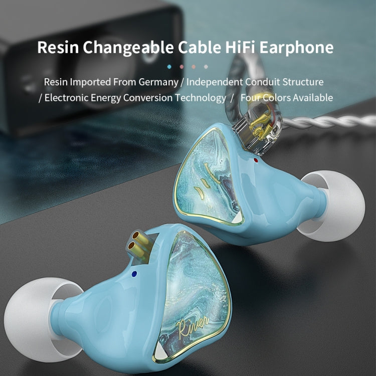 CVJ Hybrid Technology HiFi Music Wired Earphone With Mic(Moon) - In Ear Wired Earphone by CVJ | Online Shopping UK | buy2fix