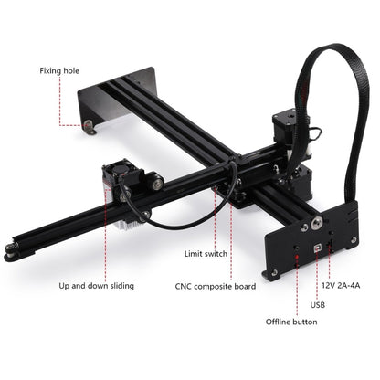 NEJE MASTER 3 Plus Laser Engraver with A40630 Laser Module(EU Plug) - DIY Engraving Machines by NEJE | Online Shopping UK | buy2fix