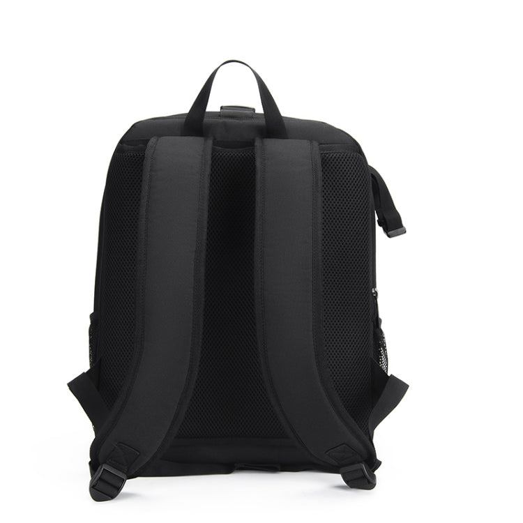 CADeN D6 V Camera Backpack Shoulders Drawbar Nylon Camera Bag, Size:32 x 18 x 43cm(Black) - Backpack by CADeN | Online Shopping UK | buy2fix