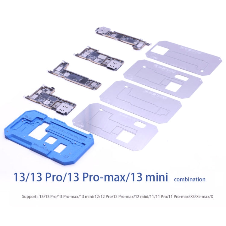 MiJing Z20 Pro For iPhone X-13 Pro Max 14 in 1 Middle Layer Motherboard Reballing Soldering Platform - Repair Fixture by MIJING | Online Shopping UK | buy2fix