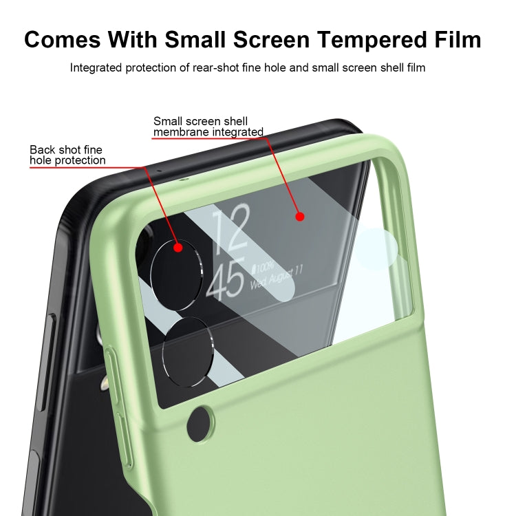 For Samsung Galaxy Z Flip4 GKK Integrated Ultra-thin Full Coverage Phone Case(Dark Green) - Galaxy Z Flip4 5G Cases by GKK | Online Shopping UK | buy2fix