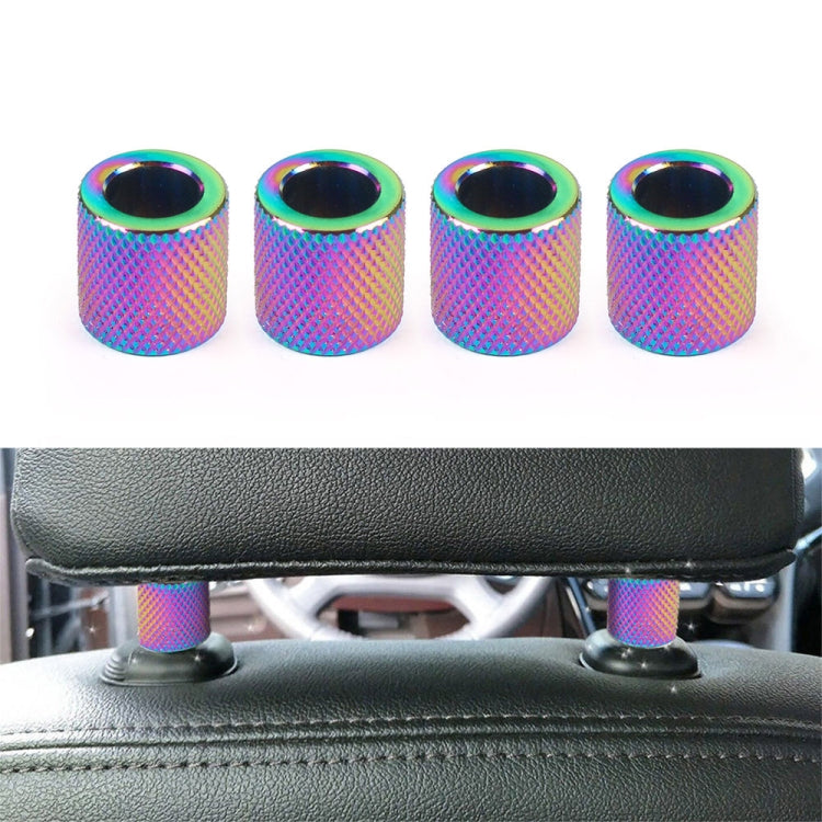 4 in 1 Car Seat Headrest Collars Rings Decor(Colorful) - In Car by buy2fix | Online Shopping UK | buy2fix