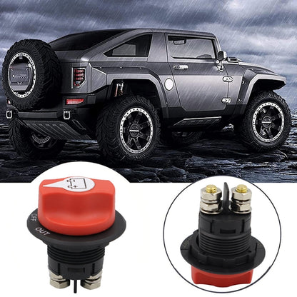 50A 10AWG Car Yacht Battery Selector Isolator Disconnect Rotary Switch Cut With Power Cord - In Car by buy2fix | Online Shopping UK | buy2fix