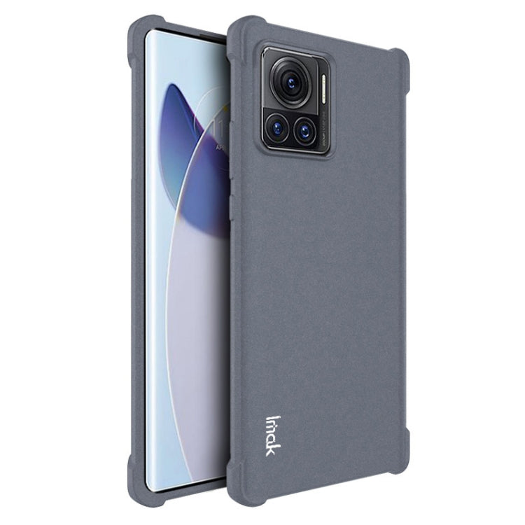 For Motorola Moto X30 Pro / Edge 30 Ultra imak Shockproof Airbag TPU Phone Case(Matte Grey) - Motorola Cases by imak | Online Shopping UK | buy2fix