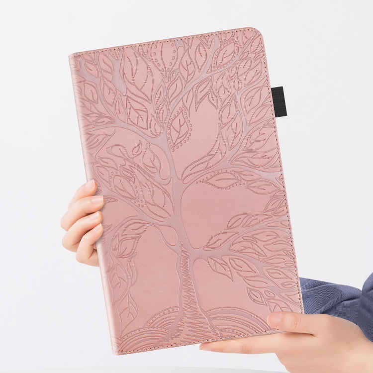 For Xiaomi Redmi Pad 10.61 Life Tree Series Horizontal Flip Leather Case with Holder(Rose Gold) - Mobile Accessories by buy2fix | Online Shopping UK | buy2fix