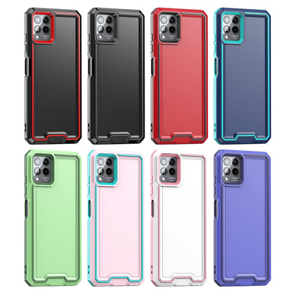 For T-Mobile Revvl 6 Pro 5G Armour Two-color TPU + PC Phone Case(Green+Grey) - More Brand by buy2fix | Online Shopping UK | buy2fix
